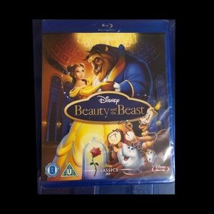 Beauty and the beast animated movie on blu-ray